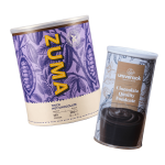 Horúce čokolády Zuma Thick Hot Chocolate 2 kg a Univerciok Cioccolata Quality Fondente 900 g v plechových dózach