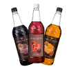 Tri baristické sirupy Sweetbird UK 1l – Karamel, Čokoláda a Chilli pre profesionálne použitie v káve a nápojoch