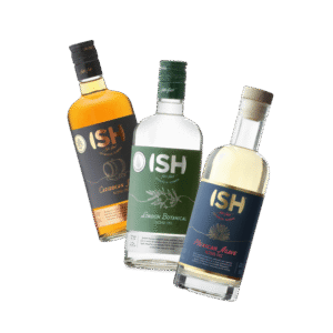 ISH Feel Free – nealkoholické destiláty London Botanical Gin, Mexican Agave Tequila a Caribbean Spiced Rum
